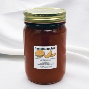 12 oz jar of Cantaloupe Jam