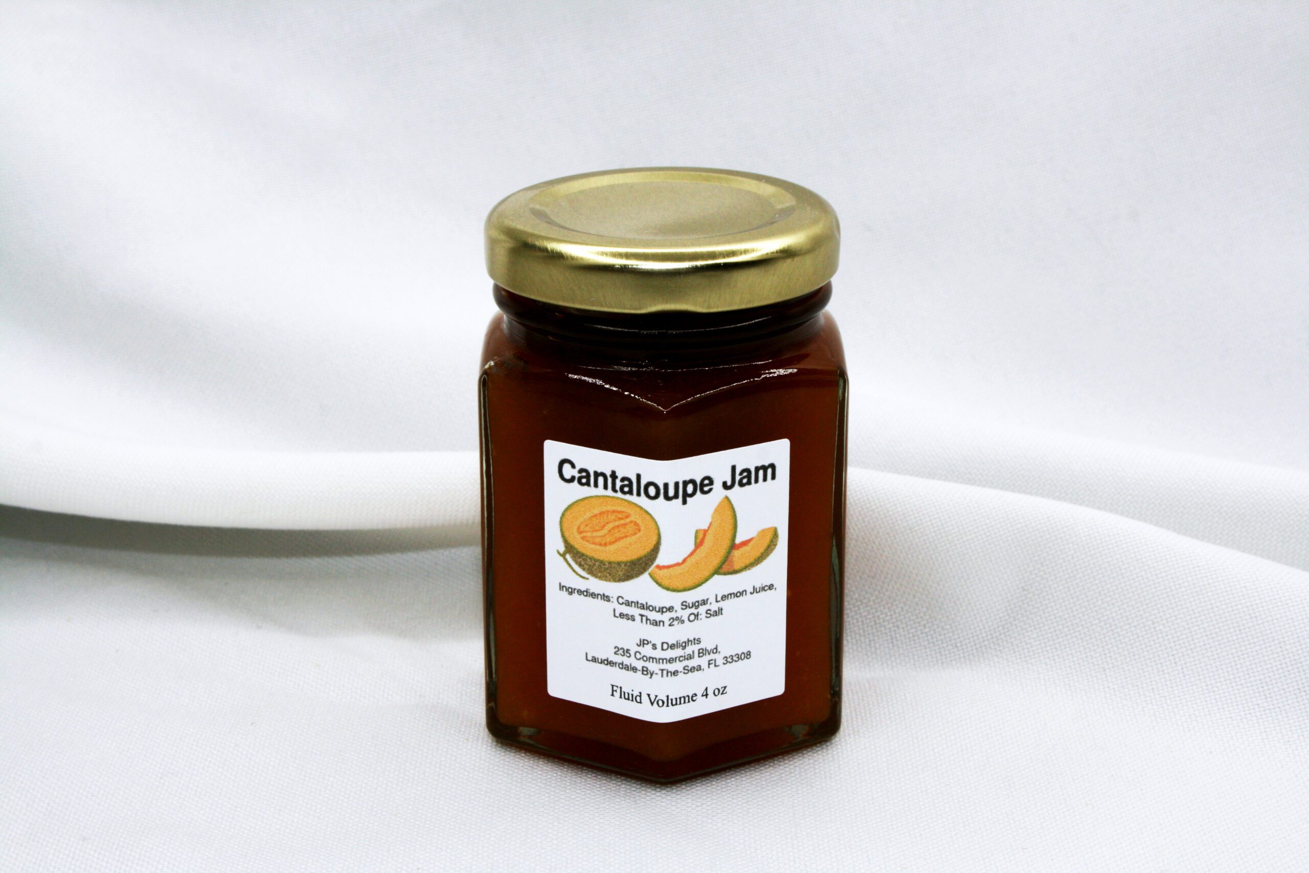 4 oz jar of Cantaloupe Jam