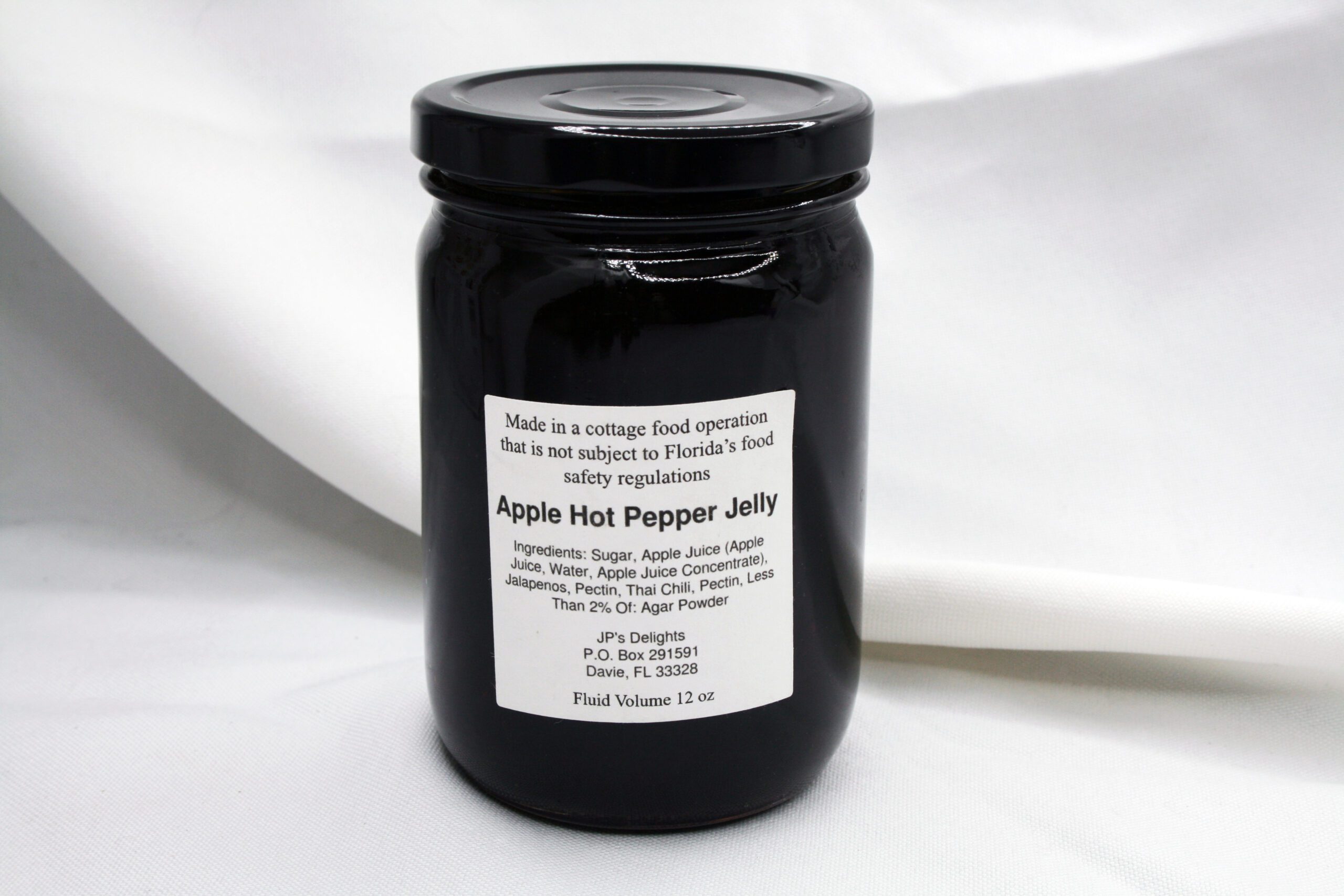 12 oz jar of Apple Hot Pepper Jelly