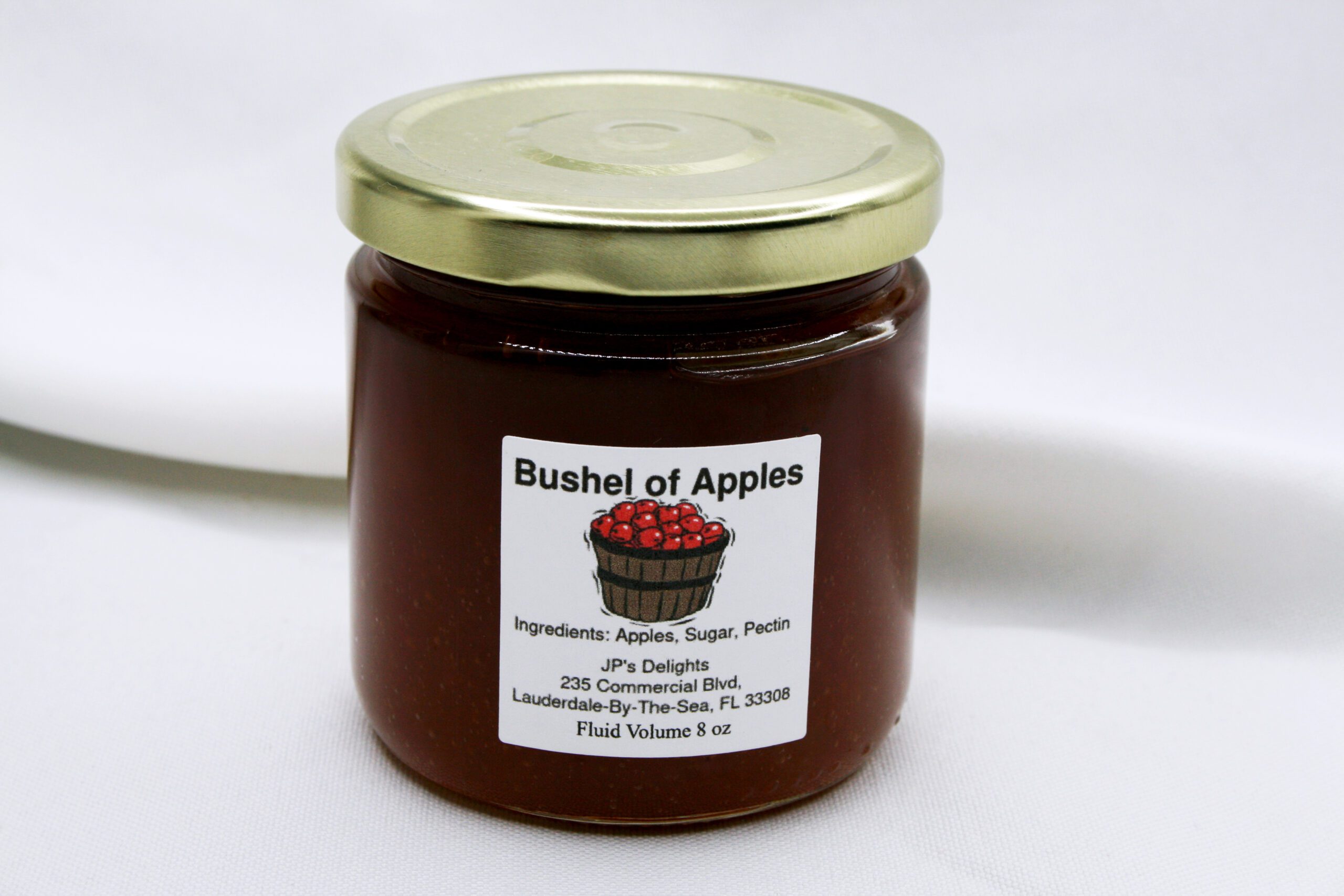 8 oz jar of Bushel of Apples Jelly
